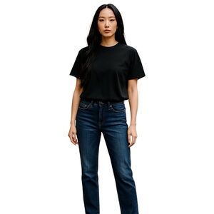 KUT FROM THE KLOTH Jessica Straight leg jeans like new Size 8 Blue Indigo